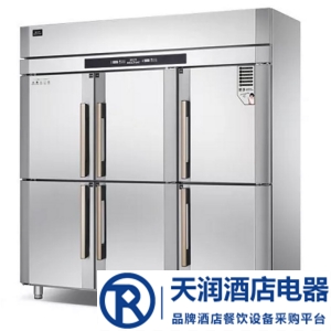冰立方六门冰箱RF6  不锈钢六门冷冻冷藏柜 商用厨房柜 六门高身双温冰箱