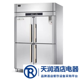 冰立方四门冰箱F4  美厨冰立方四门冷冻柜 不锈钢四门冰柜 商用厨房冷柜