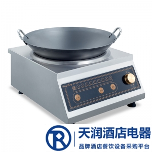 鼎龙电磁小炒炉DLB-3.5KW-E电磁炉商用电磁灶台式炒菜电磁炉3000w电磁炉连锁店大功率电磁炉