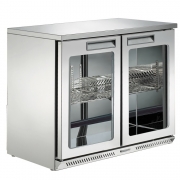 LIZE双门吧台展示柜BF10C2-GL 丽彩酒水饮料展示柜 风冷二玻璃门展示冰箱