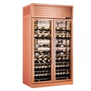 LIZE商用冷柜古铜色红酒柜展示柜定制玫瑰金酒水展示柜