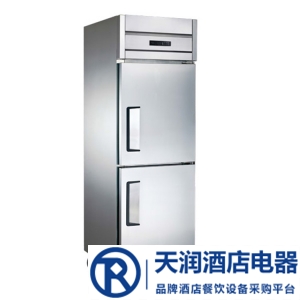 LIZE二门冰箱 不锈钢厨房冰柜 商用风冷无霜高身雪柜