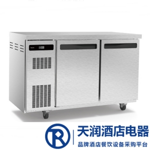 松下SUR-1270P二门冷藏柜 P系列冷藏操作台冰箱 Panasonic双门平台高温雪柜