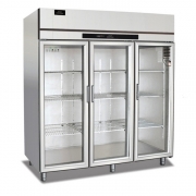 冰立方三门展示柜S1.6G3 冰立方三玻璃门冷藏冰箱 蔬果冷藏展示柜 食物冷藏保存箱