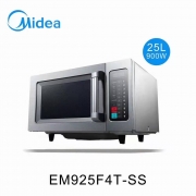 Midea/美的商用微波炉EM925F4T-SS 大容量25L不锈钢微波炉餐饮店快速微波加热炉