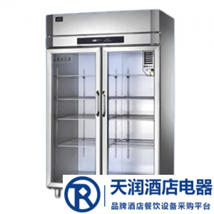 冰立方二门冰箱S1.0G2 大二门冷藏展示柜 双门冷藏保鲜冰箱