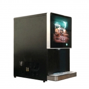 雪人自动出冰机KK-200大颗粒矿块冰100公斤制冰机咖啡茶饮冰块机 颗粒冰自动取冰机