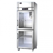 冰立方二门冷藏展示柜S0.5G2  立式上下两门展示冷柜