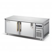 冰立方二门风冷冷冻工作台AWF15 风冷二门操作台冰箱 coolmes二门平台冷冻柜