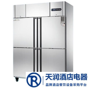 冰立方四门冷冻冰箱GN1.2BT4 不锈钢四门冰柜 风冷冷冻 COOLMES冷柜