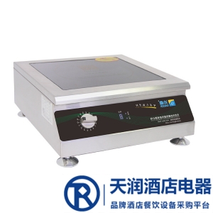 沁鑫电磁炉QX-TP-3.5KW商用电磁炉 平头电磁炉平面电磁小炒炉煲汤炉3500w电磁灶