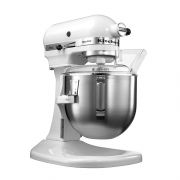 美国KitchenAid升降式厨师机5KPM5CWH凯膳怡4.8L 打奶油机搅拌机打鲜奶打蛋器白色
