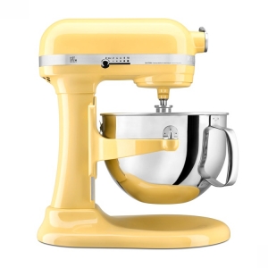 凯膳怡KitchenAid升降式厨师机5KSM6583CBF美国厨宝5.7L搅拌机蜜糖黄