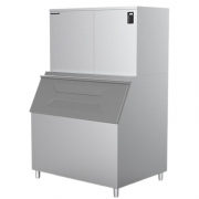 松下Panasonic制冰机WIM-700W分体式制冰机连储冰桶700kg方形冰块