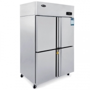 银都标准款铜管四门双温冰箱BBL0542S商用厨房四门冰箱