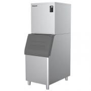 松下Panasonic商用制冰机WIM-150W分体式制冰机连储冰桶方形冰块