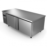 银都冷藏工作台BPL0752RS 标准款铜管1.5米操作台冷柜不锈钢二门平台冷柜