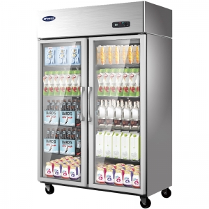 银都大二门展示冰箱BCL0623S冷藏保鲜展示柜蔬果酒水冷藏陈列柜留样柜