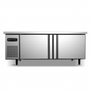 银都1.5米冷冻800宽工作台BPL0765FS二门平台冷冻柜操作台冰箱