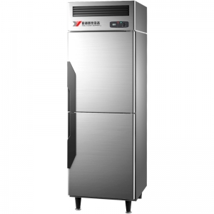 银都上下门单温冰箱JBL0521 立式二门不锈钢冷柜