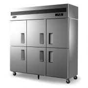 银都六门双温冷冻冷藏冰箱QBF6164DS风冷无霜不锈钢冷柜