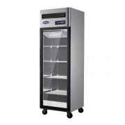 银都单门冷藏展示柜QCF6171S风冷无霜玻璃门冰箱陈列保鲜柜