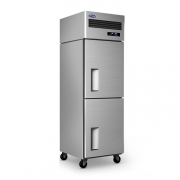 银都二门冰箱QBL6111FS冷冻柜铜管直冷不锈钢冰柜