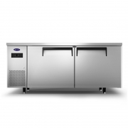 银都二门平台烤盘冰箱YBF9038KRYD01风冷1.5米插盘式冷冻柜不锈钢面团冰柜