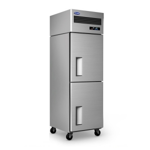 银都二门冰箱QBL6110RS上下全冷藏柜 铜管直冷不锈钢冰柜