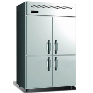 Panasonic/松下四门冰箱SRF-1281CP风冷无霜低温雪柜不锈钢商用厨房冷冻柜