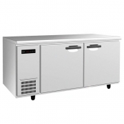 Panasonic/松下二门平台冰箱SUR-1571NC不锈钢直冷1.5米冷藏柜平冷操作台冷柜