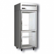 松下二玻璃门冷藏冰箱BR-781CP风冷无霜冷藏展示柜上下门陈列展示冷柜