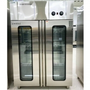美厨玻璃门热风循环工程双门消毒柜RTP720MC-2高温不锈钢餐具消毒柜
